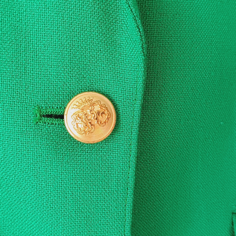 Silvercord Blazer Structured Jacket Button Front … - image 5